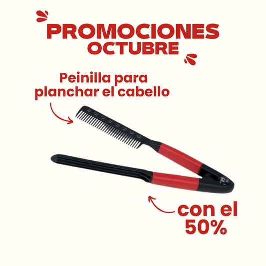 Promoción Peinilla para planchar el cabello